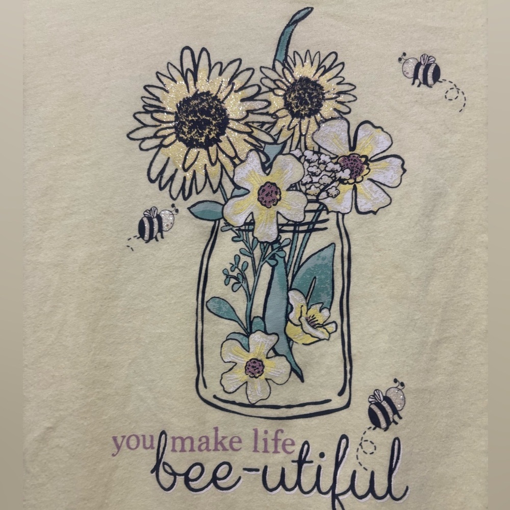 La Vie En Rose Yellow Tee